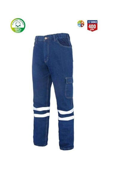 MyForm Kot İş Pantolonu Myform 2136 Sona Denim Renk Mavi