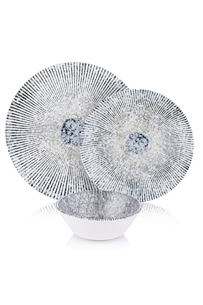 Bambum Lara - 12 Parça Porselen Yemek Takımı Regnum