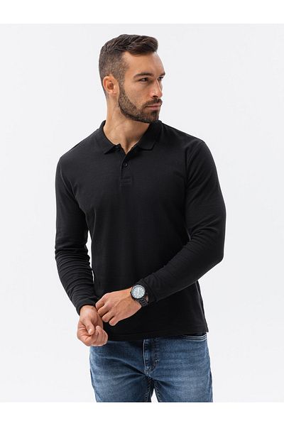 OMBRE Einfarbiges Herren-Longsleeve L132 - weiß