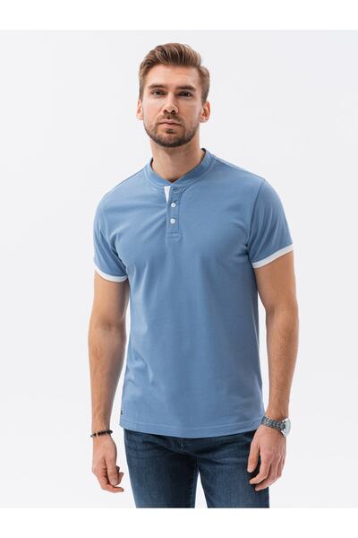 OMBRE Schlichtes Poloshirt S1381
