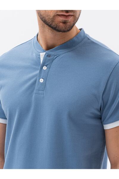 OMBRE Schlichtes Poloshirt S1381