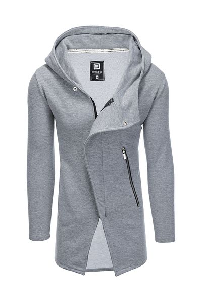 OMBRE Hoodie mit Reißverschluss Haga B668 - marineblau