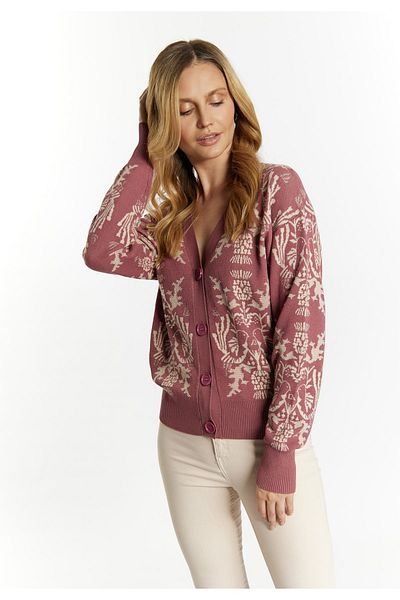 USHA Strick Cardigan sivene