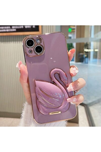 Merwish Xiaomi Redmi 9c Ve 10a/10a Uyumlu Kuğu Temalı Standlı Kamera Korumalı...