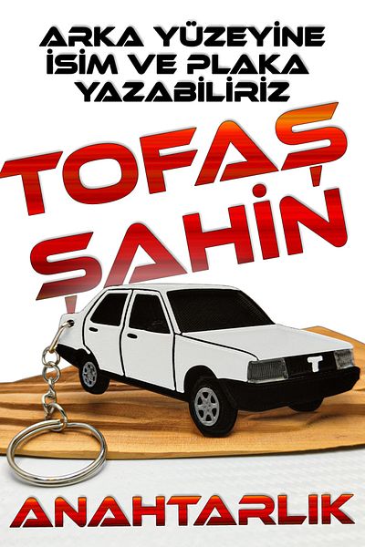 BİRRDESİGN TOFAŞ BORN ŞAHIN MODEL KEYCHAIN