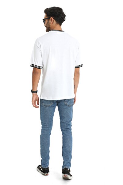 C&C OKULCUNUZ Літня футболка з великим формованим коміром нового сезону унісекс з детальним літнім комірцем