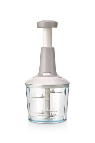 Akkoyunlu home 5 Blade Manual Chopper Hand Rondo Gray Hand Blender Hand Pressed Rondo