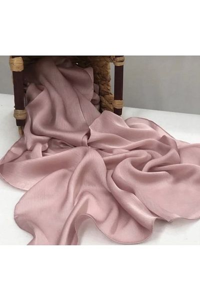 LEAUDER WOMEN Light Pink Trend Chiffon Evening Dress JanJan Shawl