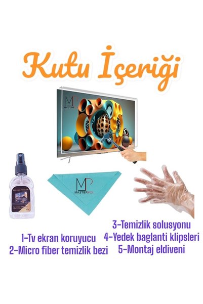 MASTERPOL Samsung uyumlu Tv Ekran Koruyucu 50 inç inc 50 Q80T QLED 4K UHD Smart TV
QE50Q80TATXTK