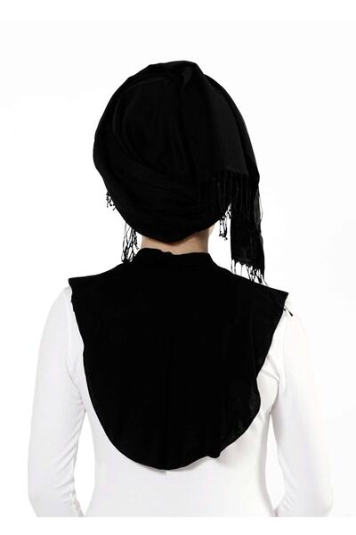 Gül Esarp Eyüpsultan Guler pentru gât Hijab de damă, negru