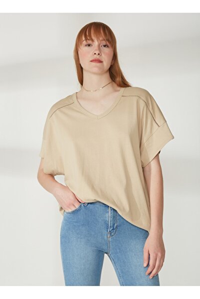Benetton T-Shirt, XS, Ekru