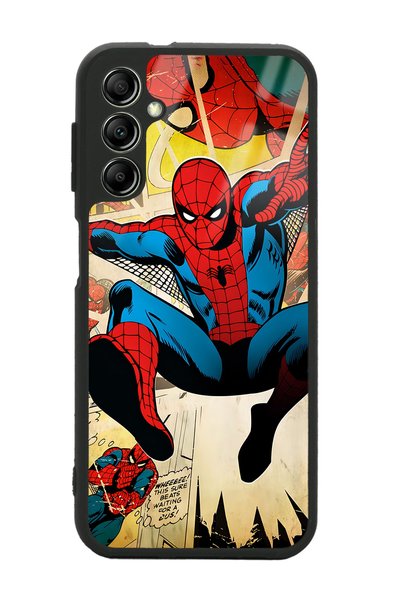 Spoyi Samsung A34 Spider-Man Glossy Phone Case with Spiderman Design