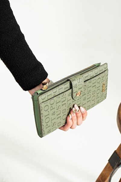 Just Polo Green Color Women Wallet New Season Gift Wrapped Fast Shipping Qual...
