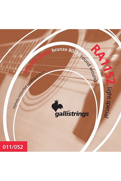 GALLİ ACOUSTIC GUITAR STRING LIGHT M-52