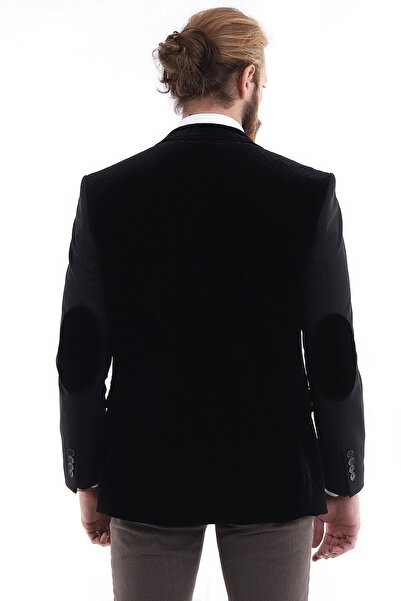 Presto Erkek Kadife Slimfit Ceket Siyah 1535-001