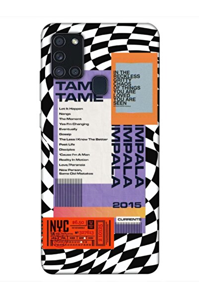 Samsung A21s Checkers Tame Black Phone Case