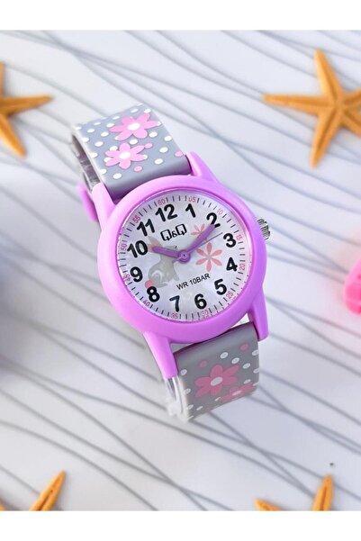 Q&Q V22A-004VY Ceas de mână unisex pentru copii Q&Q, rezistent la apă până la...