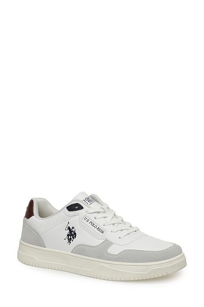 U.S. Polo Assn. Ανδρικά αθλητικά παπούτσια MARCO 3PR White