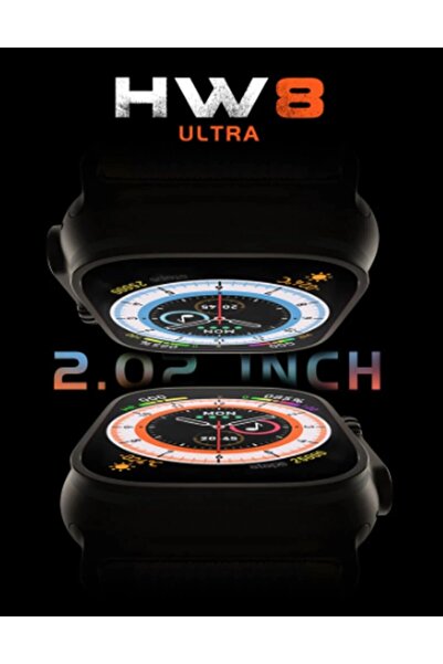 COOYEE Hw8 Ultra Max 2.05 Inç 45mm Akıllı Saat Premium Ios-android Uyumlu Wea...