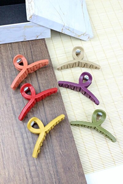 ALYESKA Набір 6 кольорових затискачів для волосся з бантиками