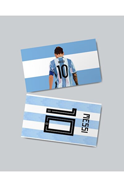 Namgo 2'li G.O.A.T Messi Fotokart, Kartvizit Telefon, Cüzdan, Duvar Aksesuarı