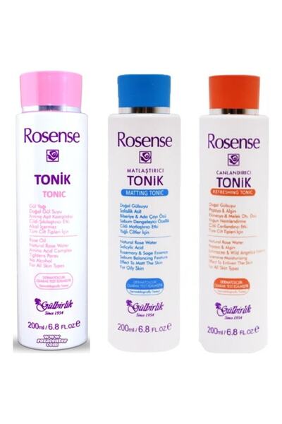 Rosense Canlandırıcı + Matlaştırıcı + Sıkılaştırıcı 3'lü Tonik Seti Arz170000...