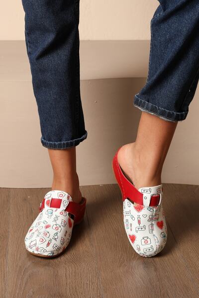 Fatex First Aid Patterned Home Hospital Sabo Slippers