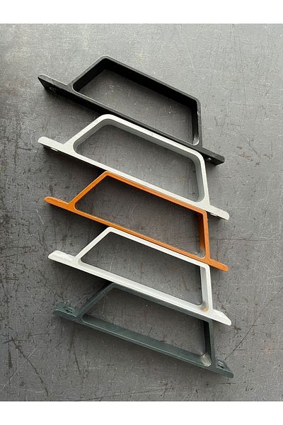 FERSAN AKSESUAR Elocsal Gray Aluminum - D Arm Printed