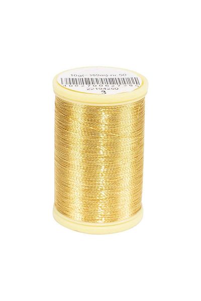 ATMACA TUHAFİYE Anchor Anchor 03no Machine Simi 10 γραμμάρια Μικρό καρούλι - Κέντημα μηχανής Σπάνιο Μεταλλικό Νούμερο 3 Χρυσό Χρώμα