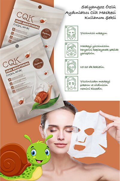 Uniquem Salyangoz Maskesi Aydınlatıcı Hidrasyon Centella Asiatica Snail Brightening Xlm106