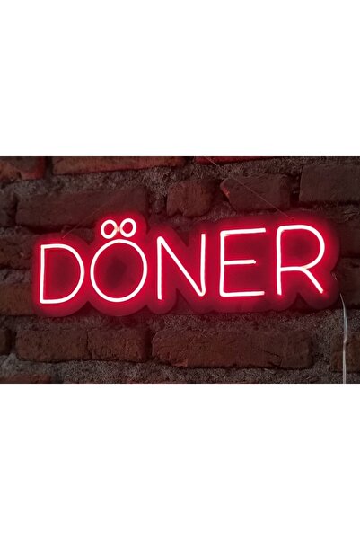 Neon döner neon ledli duvar aydınlatması