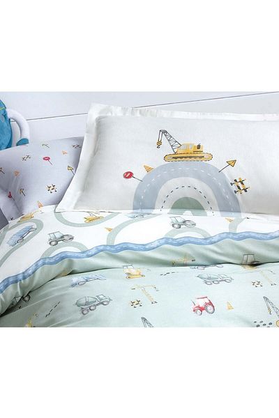 Yataş Mini Busy Trucks Ranforce Kids Duvet Cover Set