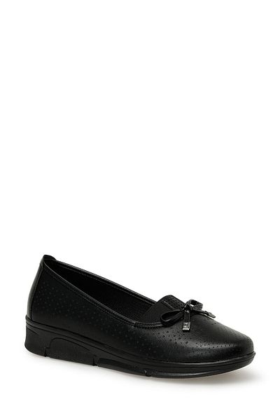 Polaris 165141.Z3PR Black Women's Flat Shoes