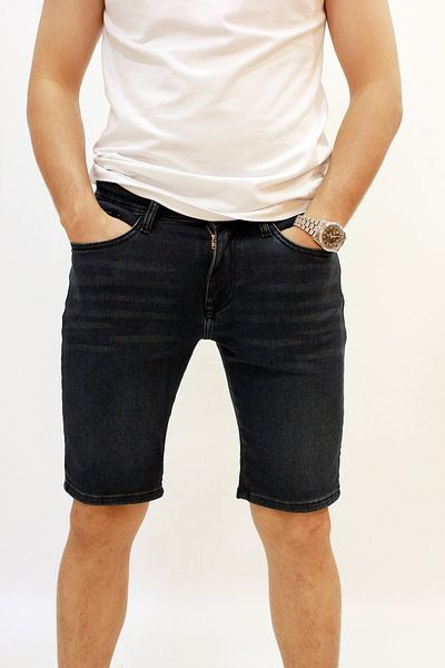Cazador Ανδρικό τζιν βερμούδα τζιν τζιν Jazz 6701 Khaki Wash Lycra