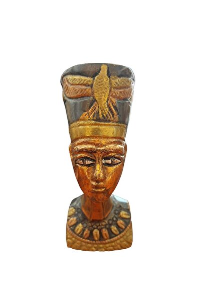 Dedemin Antikaları Antik Mısır Kraliçesi Nefertiti Bronz Büst