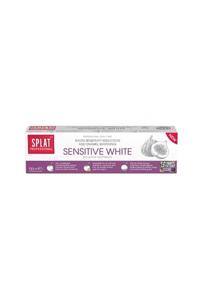 Splat Professional Sensitive White Whitening Fluoride-Free Toothpaste 100 ml