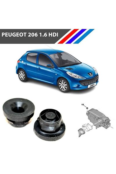 MEPARTS OtoMEPARTS لبيجو 206 1.6 HDI صندوق فلتر الهواء المطاط 2 قطعة مجموعة 1422A3