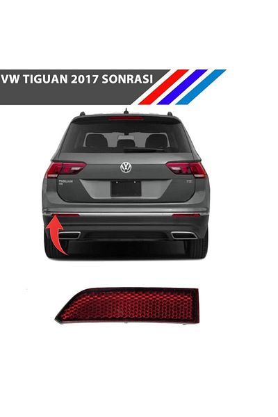 MEPARTS AutoMEPARTS - عاكس المصد الخلفي لسيارة VW Tiguan الجانب الداخلي الأيسر بعد 2017 5NA945103أ