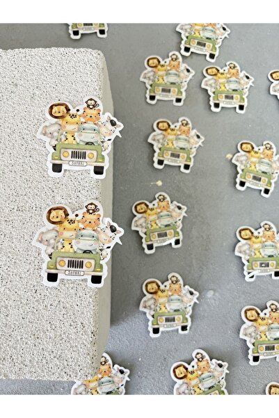 mey OFFICIAL ملصقات بطابع سفاري 30 قطعة