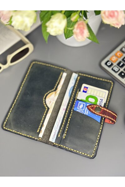 Tuvita Collection Bodrum 100% real leather handmade wallet leather wallet gen...