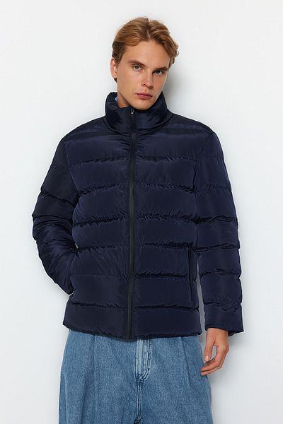Trendyol Collection Námořnická modř Regular Fit vodě a větru odolná bunda Tmnaw23Mo00096