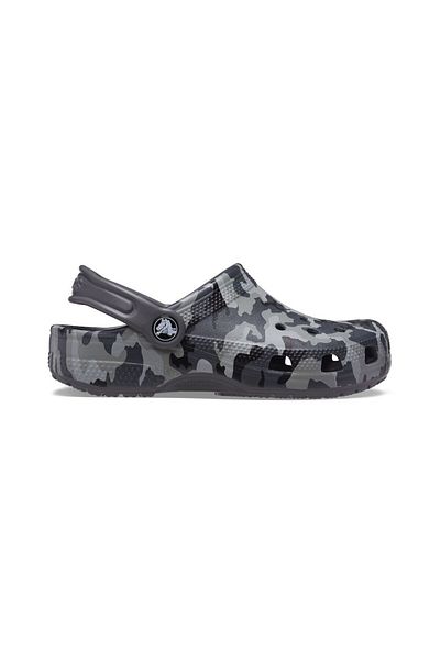 Crocs Παντόφλες Classic Camo Clog Μαύρο Γκρι 207593 -097