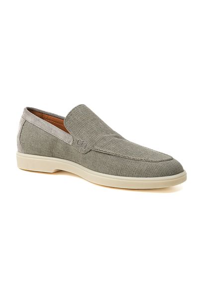 Deriden Ανδρικά Oxford/Shoes ER-36375 LEATHER Γκρι