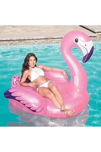 Nikadu Bestway Büyük Boy Flamingo Binici Deniz Yatağı 173 x 70cm