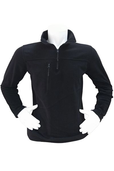 parypary Ανδρικό φούτερ Fleece - Μισό φερμουάρ, Τσέπη, 280γρ