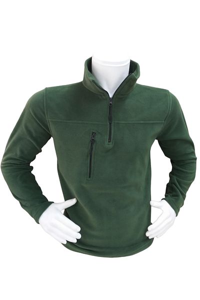 parypary Ανδρικό φούτερ Fleece - Μισό φερμουάρ, Τσέπη, 280γρ