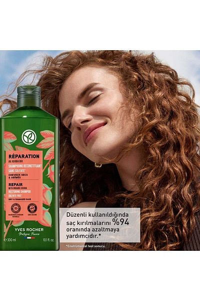 Yves Rocher Prebiotic Repair Shampoo - Damaged Hair, Reparation 300ml