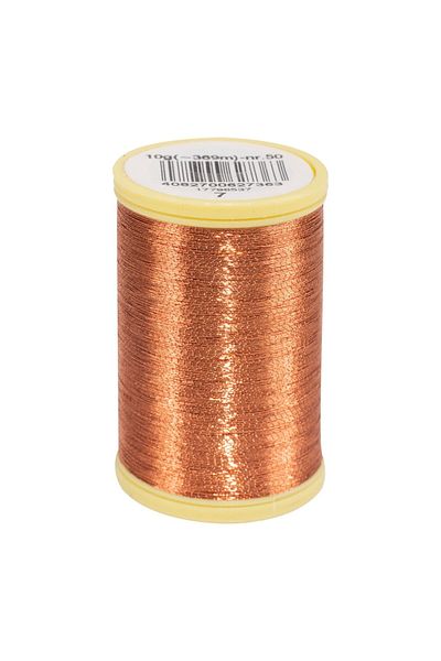 ATMACA TUHAFİYE Anchor Anchor No. 07 Machine Glitter 10 Gram Small Spool - Machine Embroidery Rope Metallic Size 7 Copper