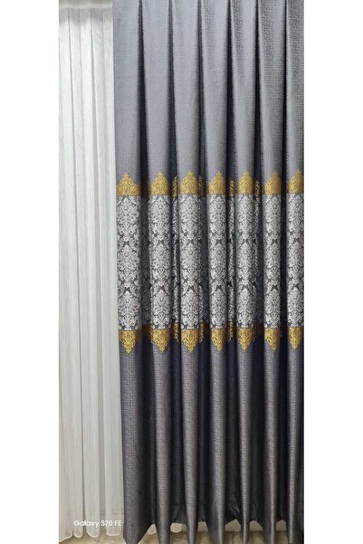 ISSA PERDE ISSA FON PANO ANTRASİT GRİ ((TEK KANAT)) (SIK PİLE )(en 100 x 250 ...