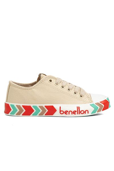 Benetton ® |   BN-90620- Bej - Pantofi sport pentru damă